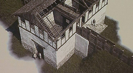 Rekonstruierte Toranlage in der Heuneburg