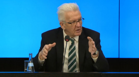 Ministerpräsident Winfried Kretschmann