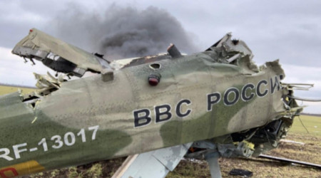 Zerstörter russischer Hubschrauber 2