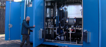 Die Wasserstoffanlage an der Hochschule f&uuml;r Forstwirtschaft