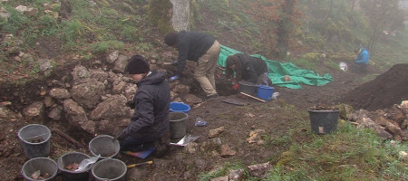 Ausgrabungen auf Burg Hohengenkingen